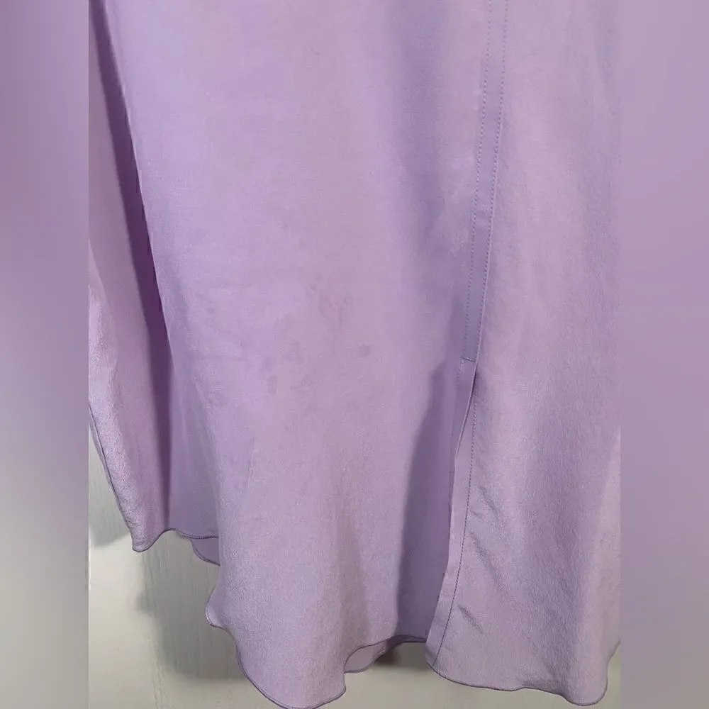 Sourcery NWT purple/amethyst Byron sheer shirt blouse Size XS/S
